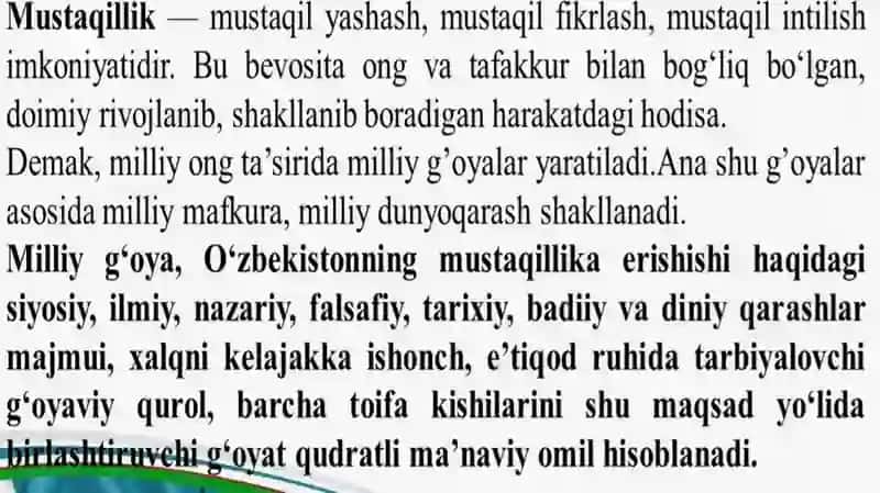 O‘zbekistonning mustaqillik aёrishlar soharasida 4