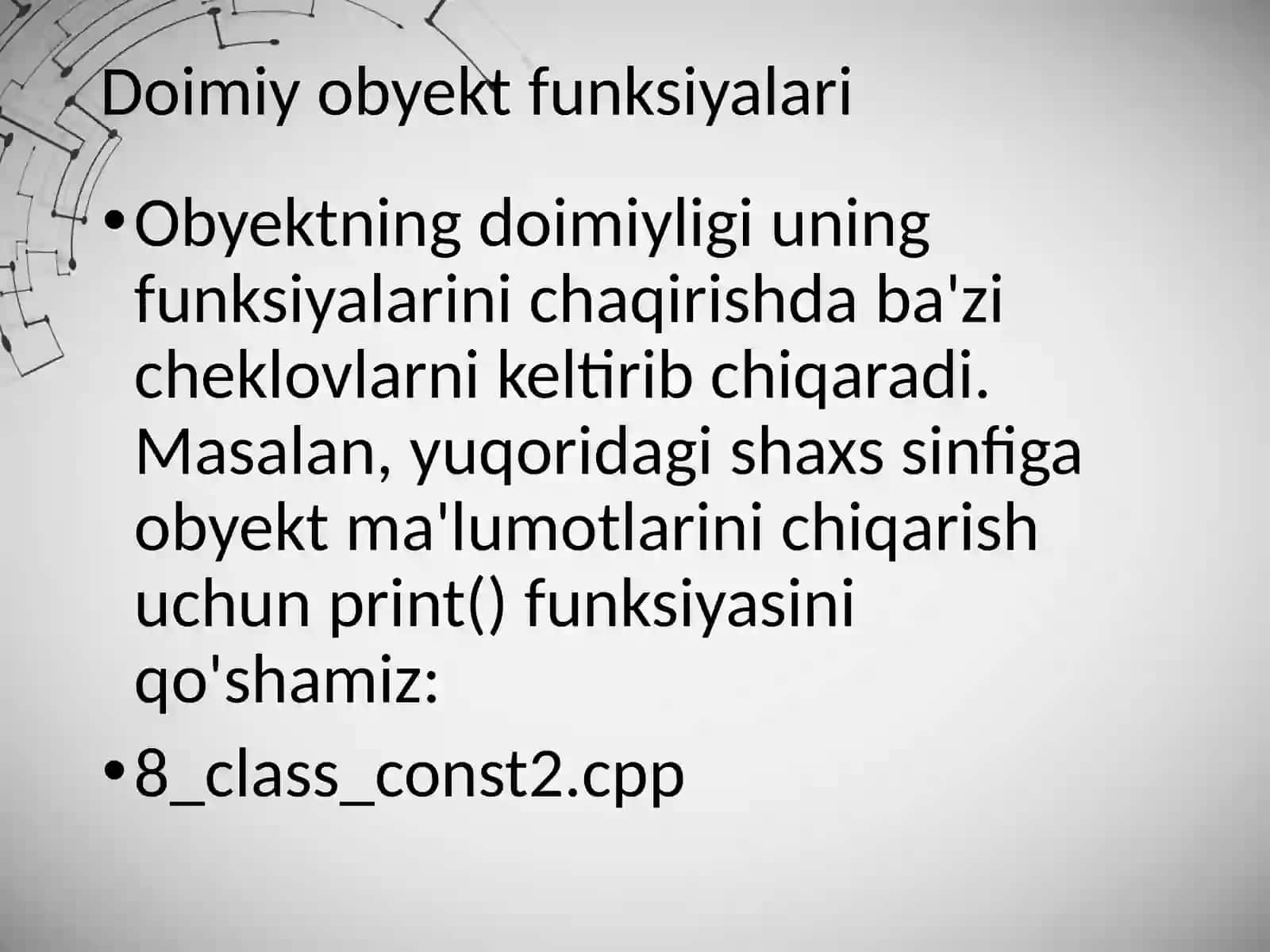 Konstanta maydonlar 4