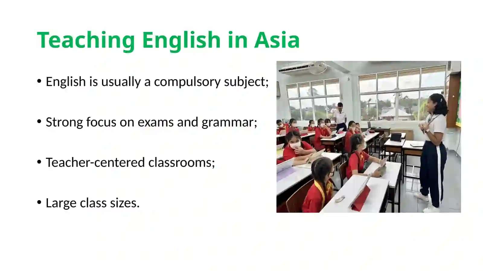 Teaching English in different countries 4