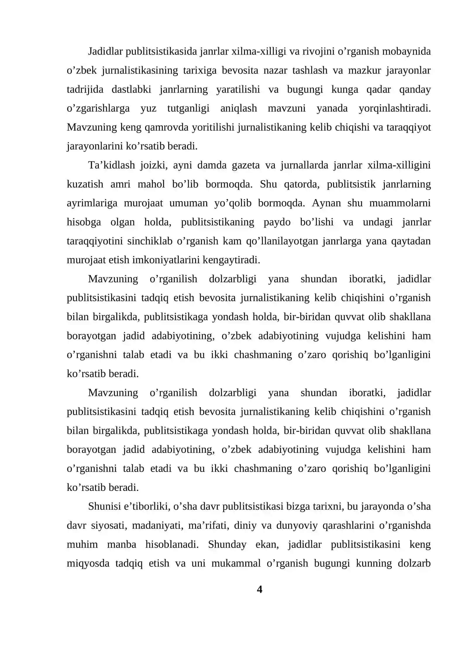 JADID PUBLITSISTIKASINING JANR XUSUSIYATLARI 4