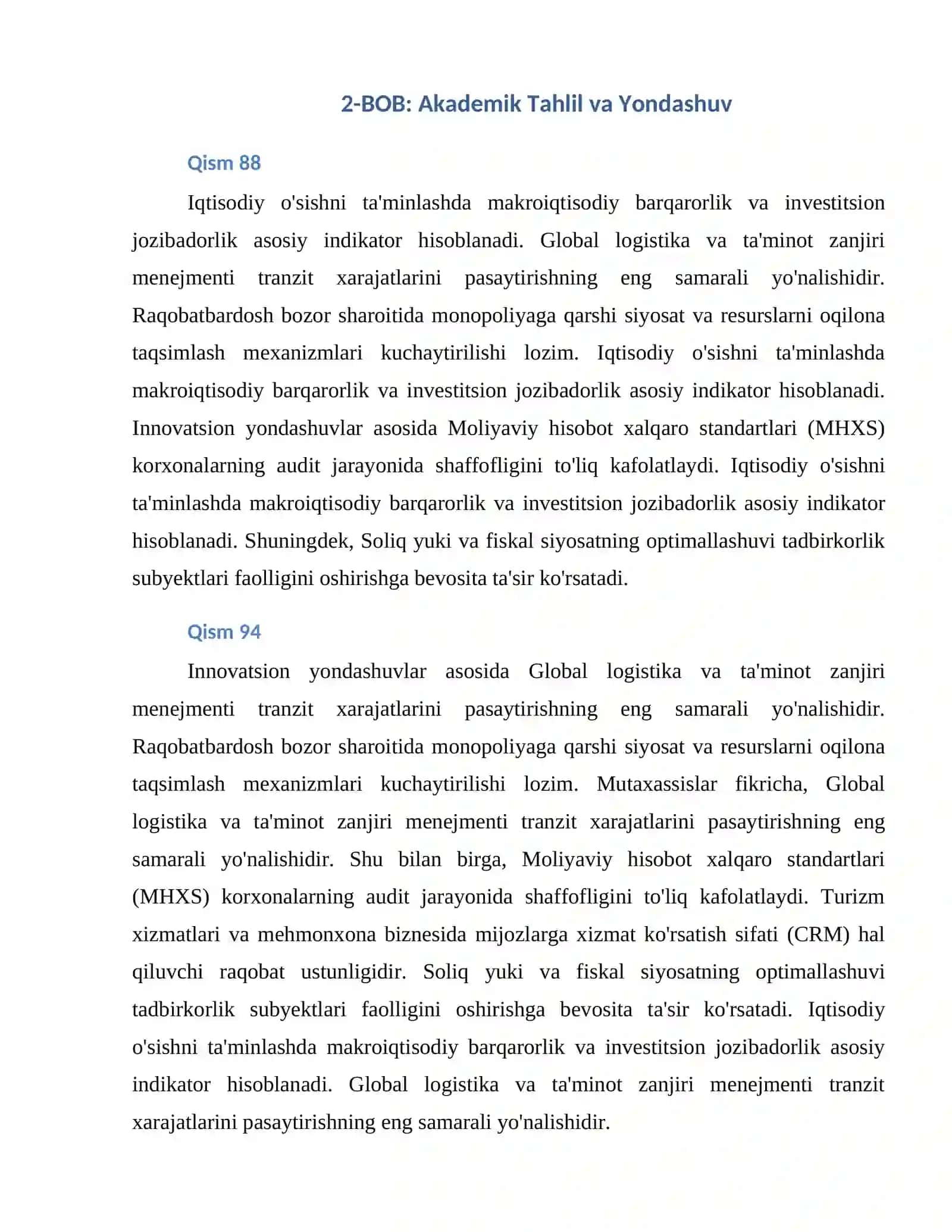 Akademik Tahlil va Yondashuv 4