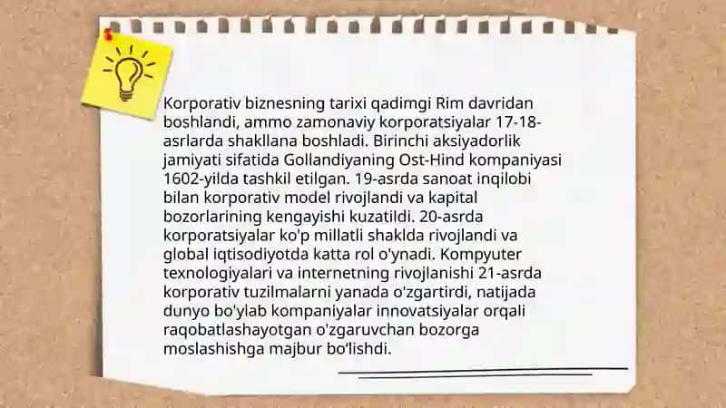 Korporativ biznes iqtisodiy mohiyati, maqsad vavazifalari 4