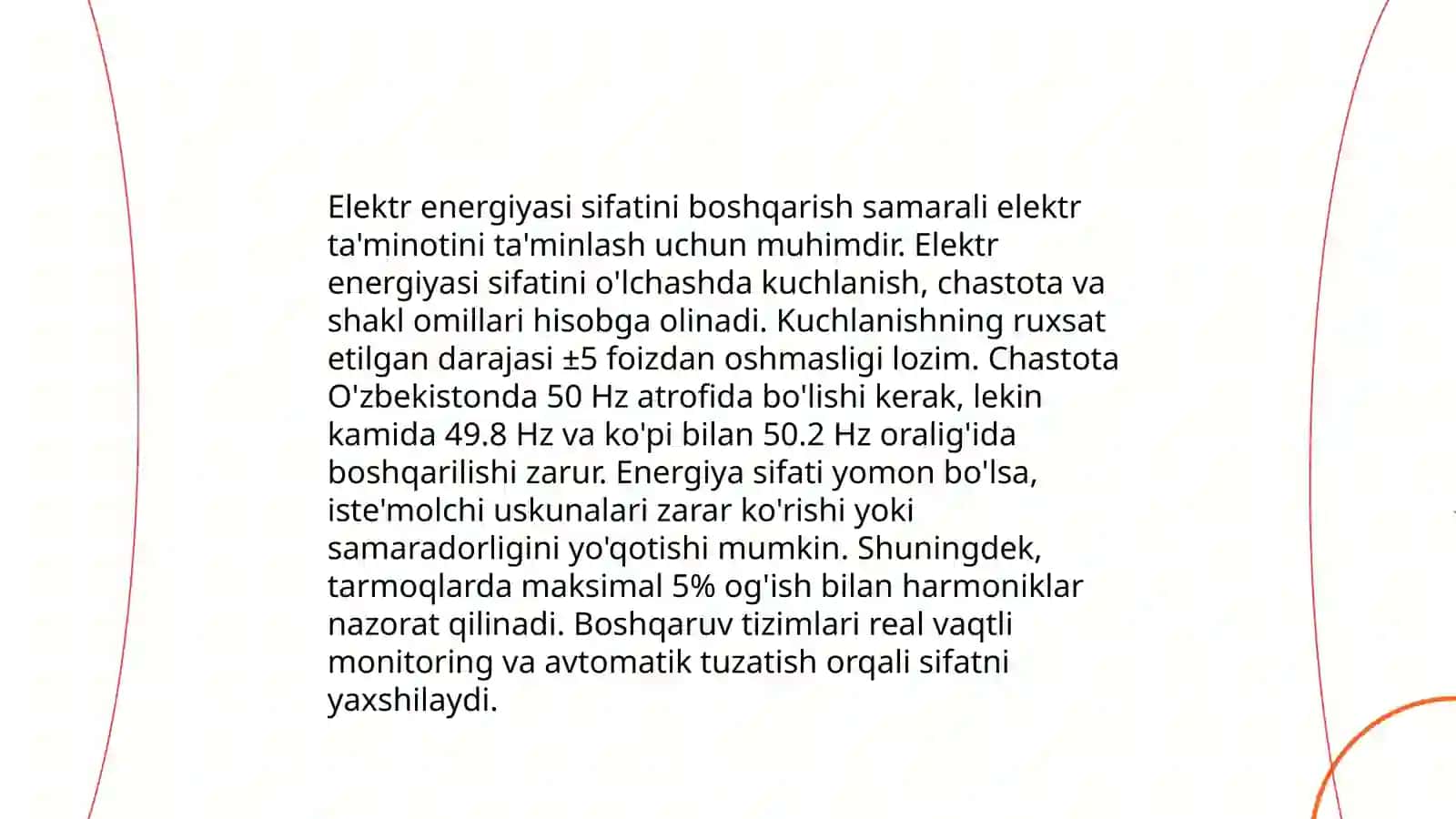 Elektr ta’minoti bo’yicha umumiy masalalar 4