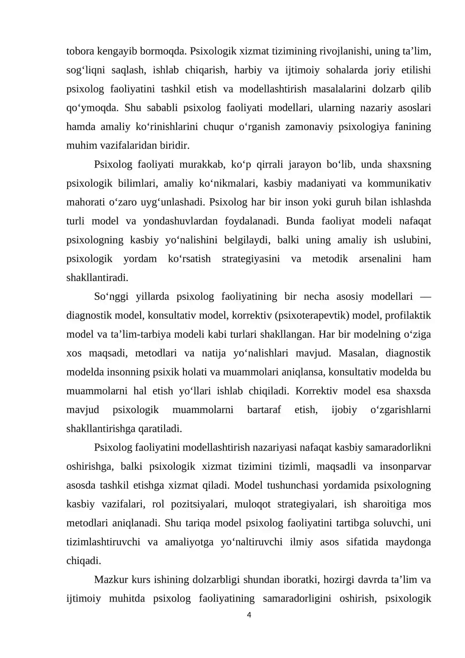 Psixolog faoliyati modellari 4
