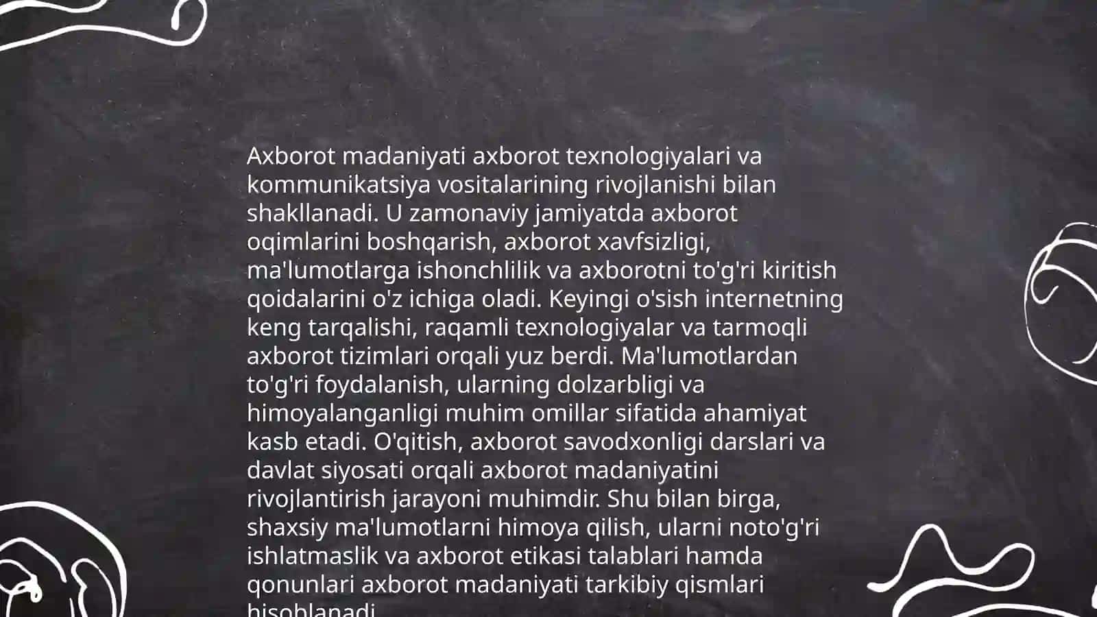 Media savodhonlik va axborot madaniyati 4