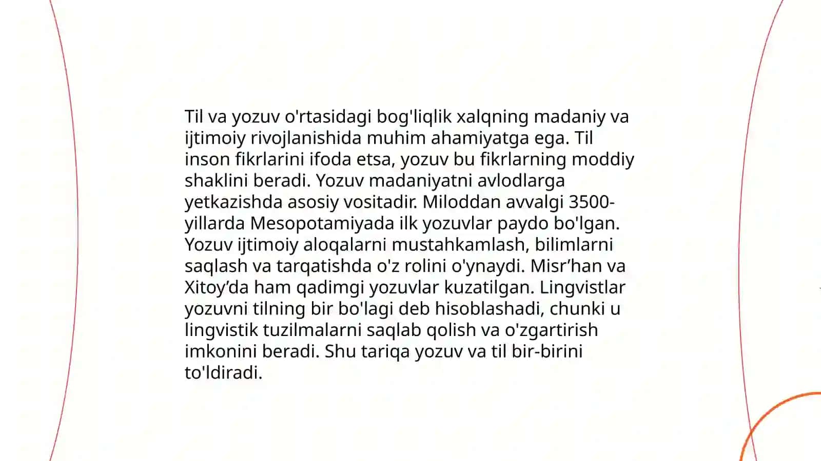 Til va yozuvning farqlari 4