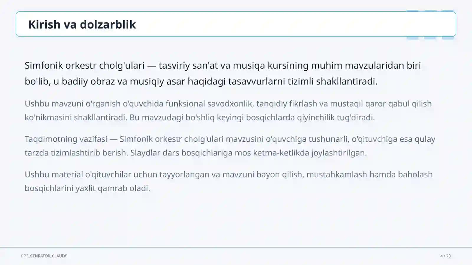 Tasviriy san'at va musiqa (1–7) 4