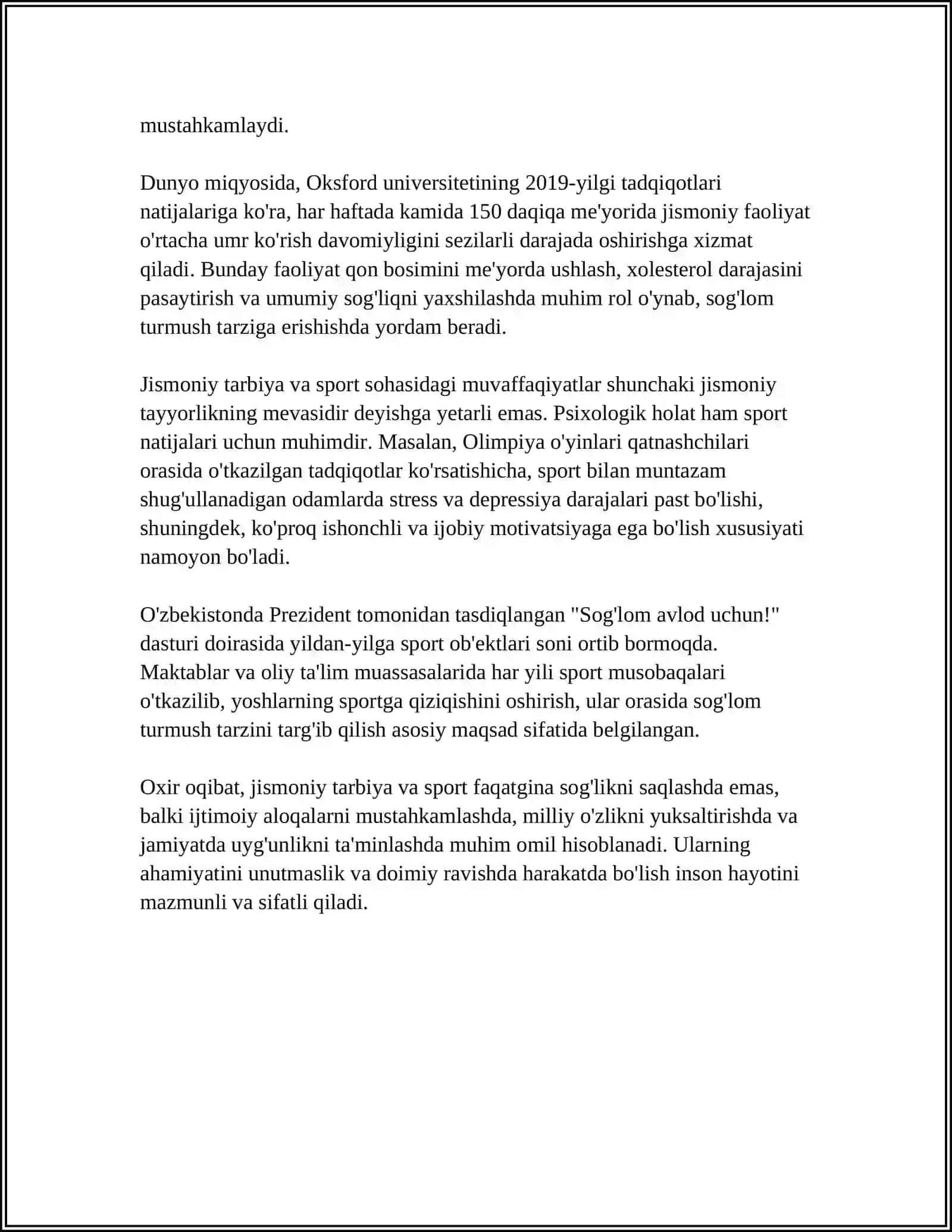 ESTAFETALI HARAKATLI O'YINLARNI O'TKAZISH 4