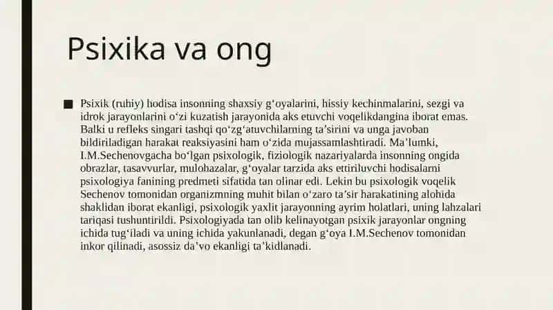 Psixika va ong 4