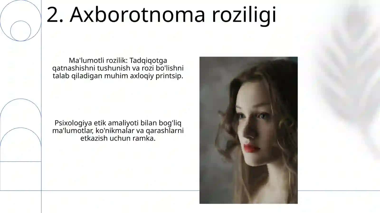 Amerika psixologik assotsiatsiyasining 6 axloqiy tamoyili 4