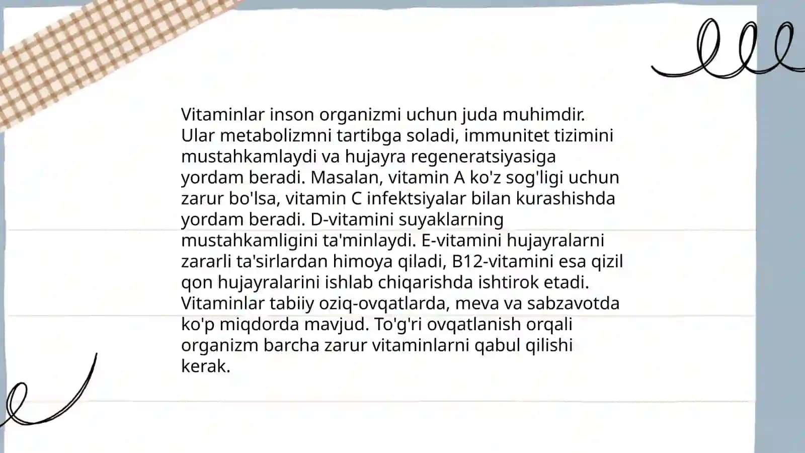 Vitaminlar 4