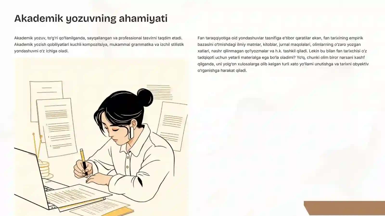 Akademik yozuvning asosiy tushunchalari va tamoyillari 4