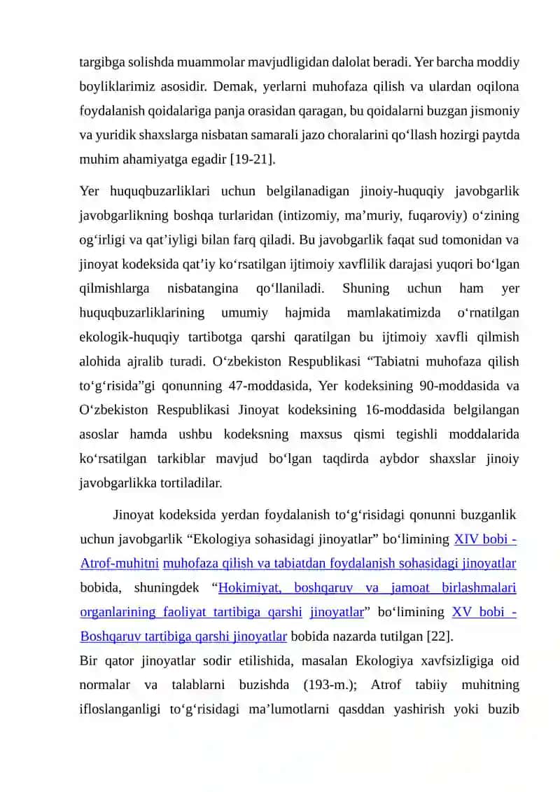 YER BILAN BOG‘LIQ HUQUQBUZARLIKLAR UCHUN MA’MURIY JAVOBGARLIK 4