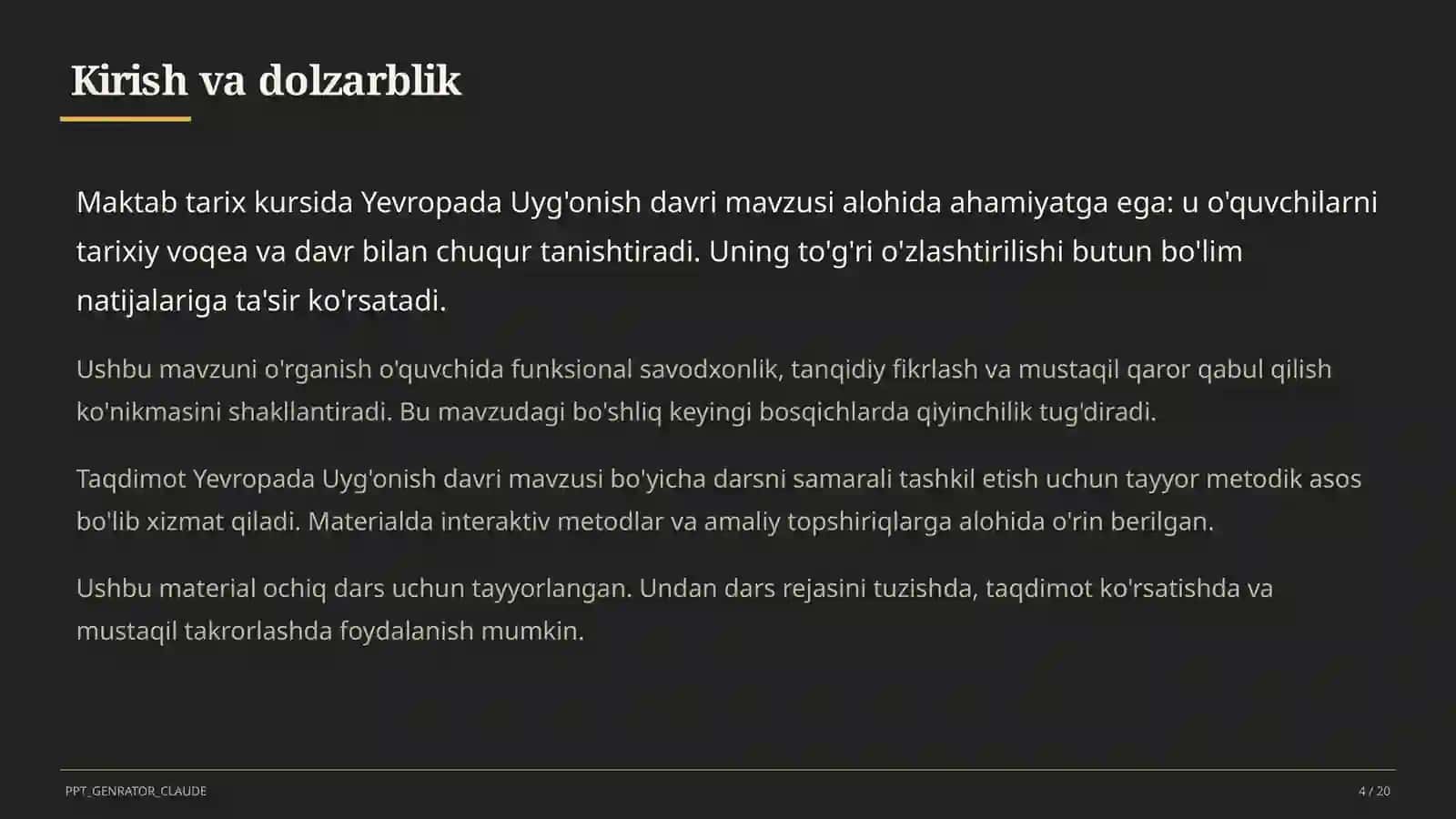 Yevropada Uyg'onish davri (8-sinf) 4