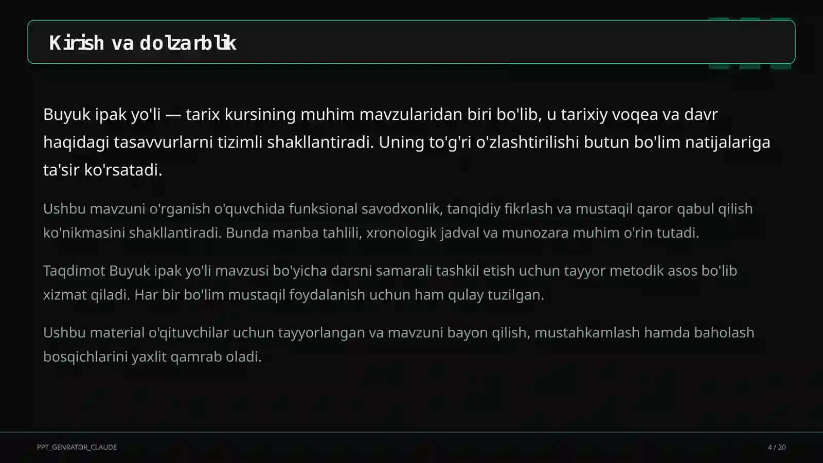 Buyuk ipak yo'li (5-sinf) 4