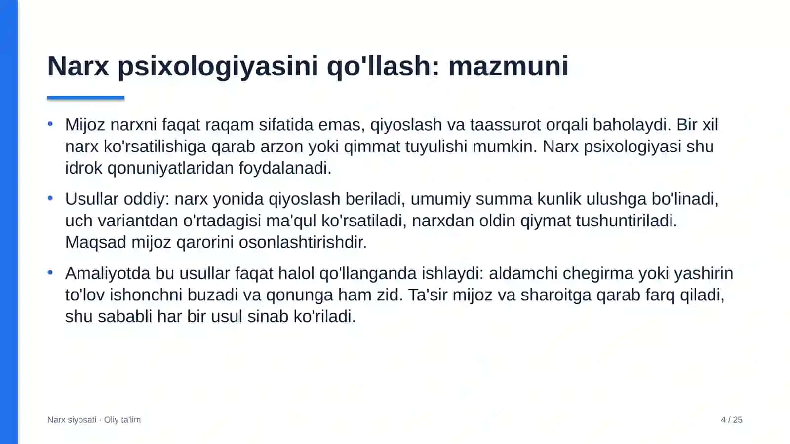 raqamli televideniye tarmoqlarida narx psixologiyasini qo'llash 7187 4