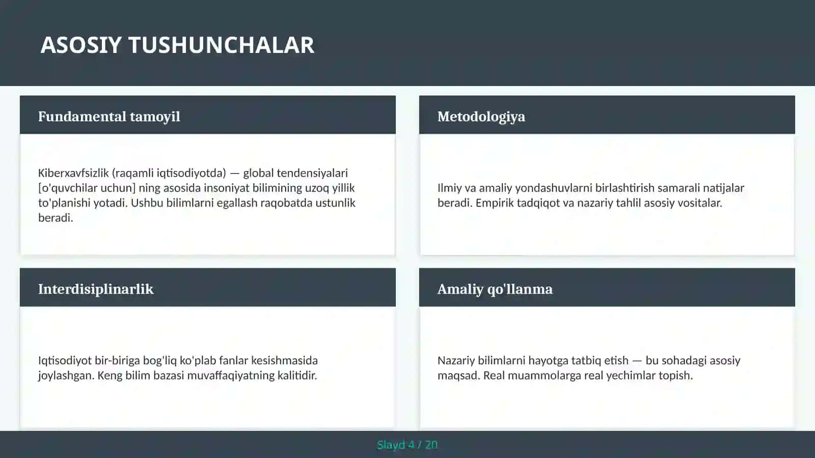 KIBERXAVFSIZLIK (RAQAMLI IQTISODIYOTDA) — GLOBAL TENDENSIYALARI [O'QUVCHILAR UCHUN] 4