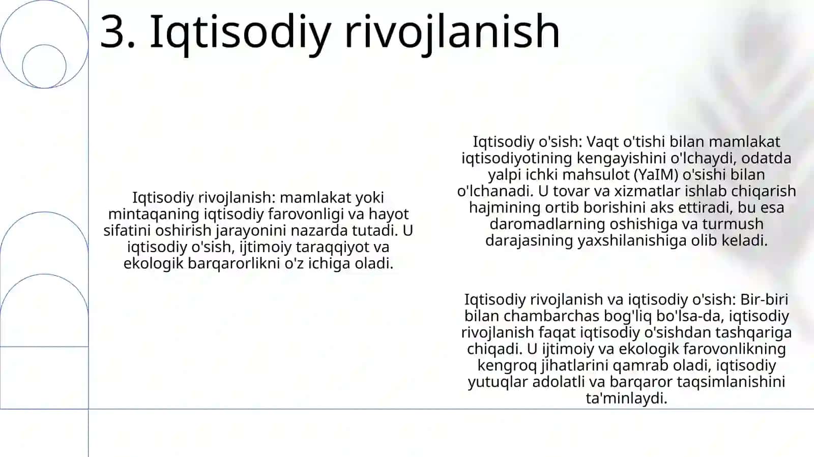 Iqtisodiy Taraqqiyot Va Iqtisodiy OʻSish 4