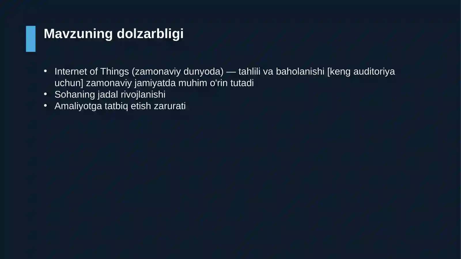 Internet of Things (zamonaviy dunyoda) — tahlili va baholanishi [keng auditoriya uchun] 4