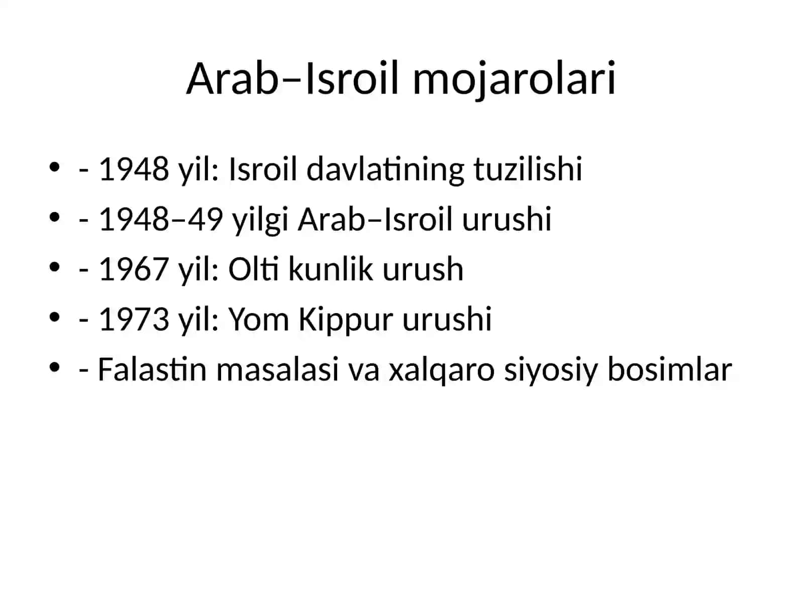 1945–1990 yillarda Yaqin va O‘rta Sharqda raqobat 4