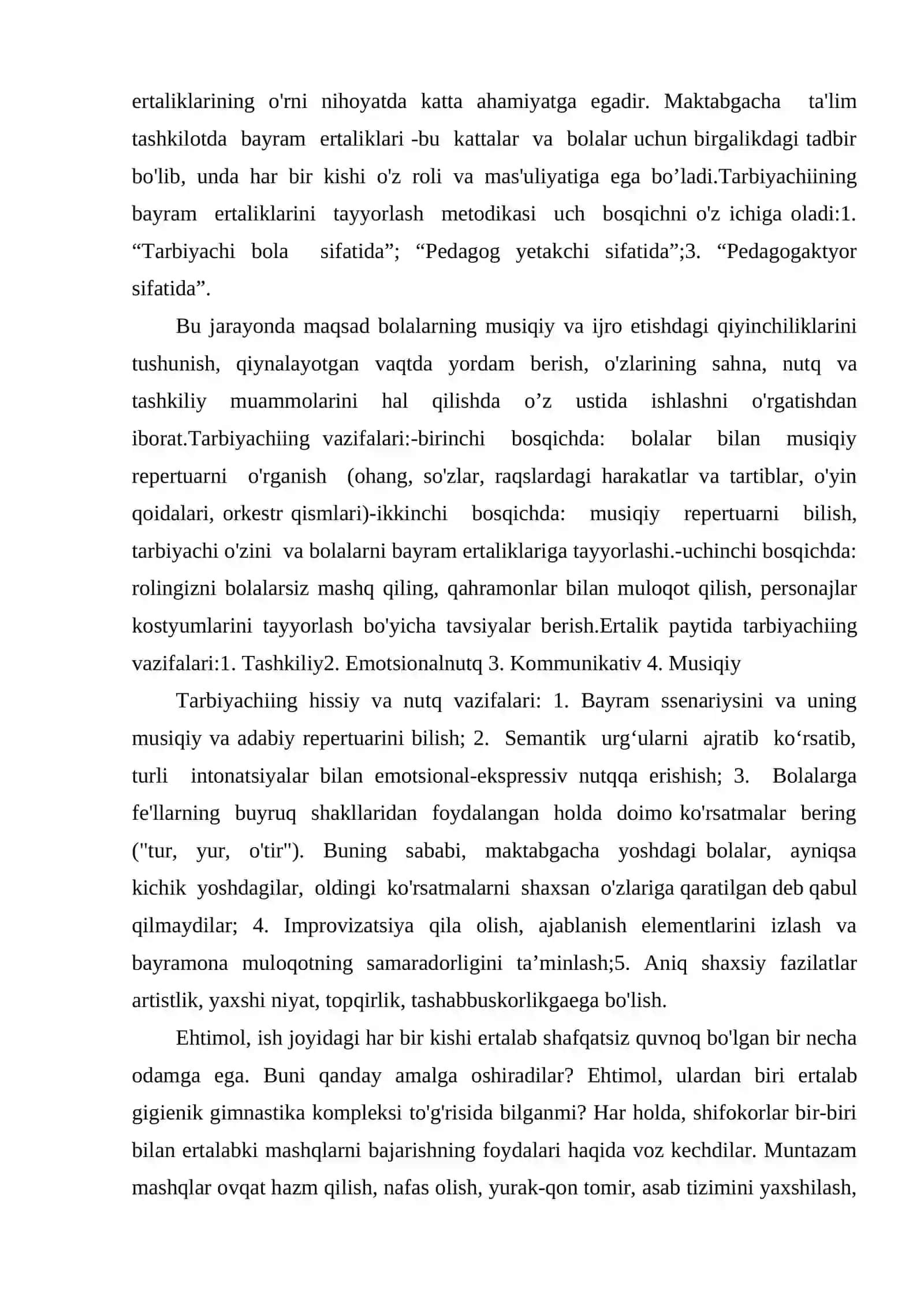 Musiqiy bayram ertaliklari 4