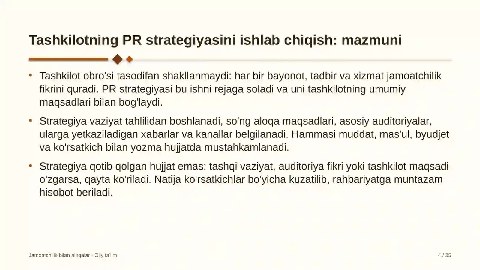 Buyumlar interneti sohasida tashkilotning PR strategiyasini ishlab chiqish 4