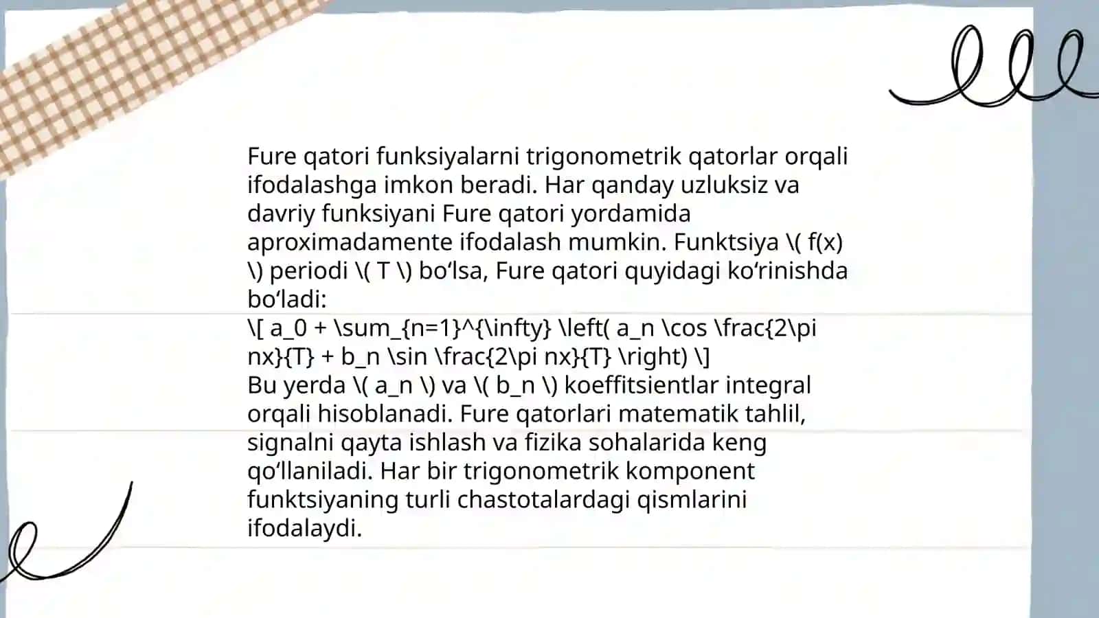 Fure qatori 4