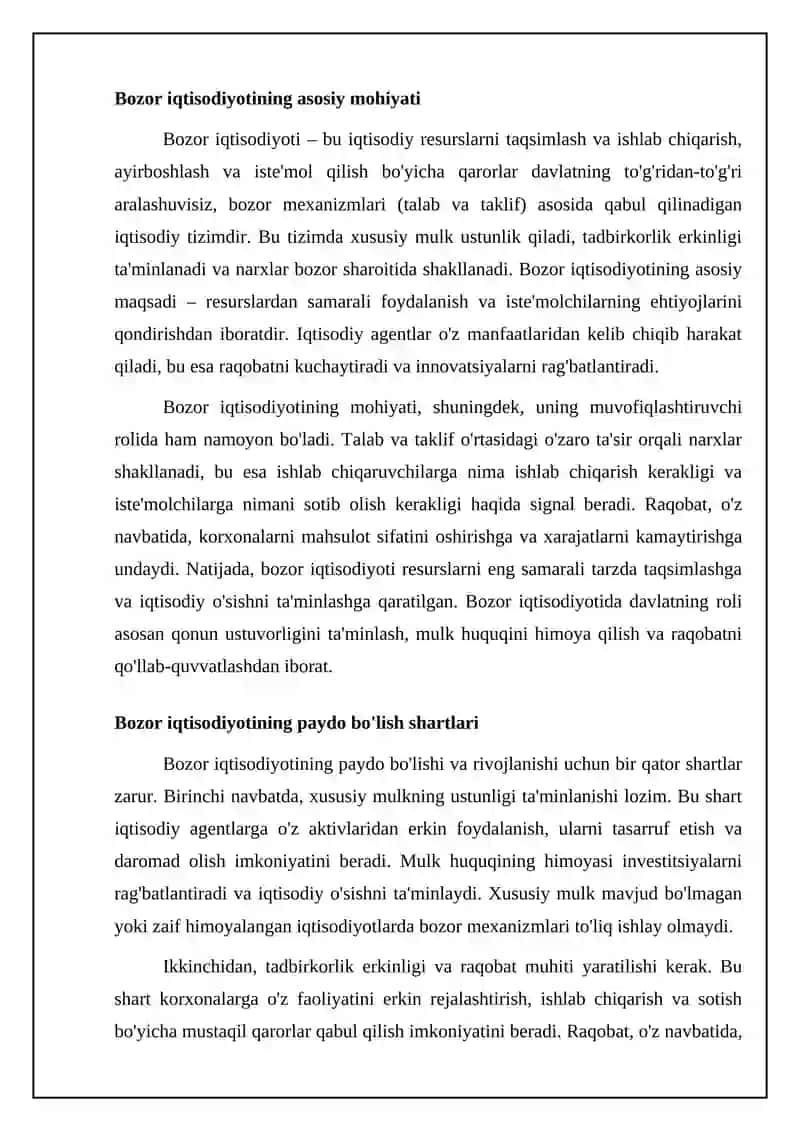 Bozor iqtisodiyoti 4