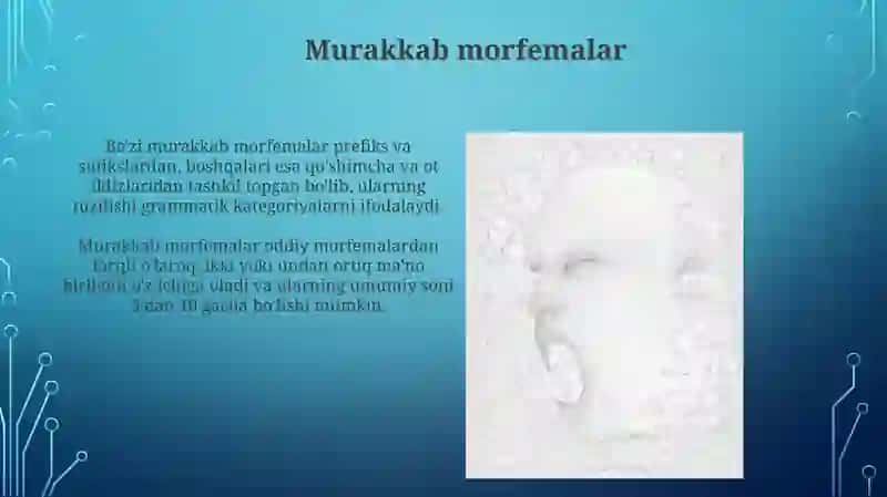 Morfemika va morfema 4