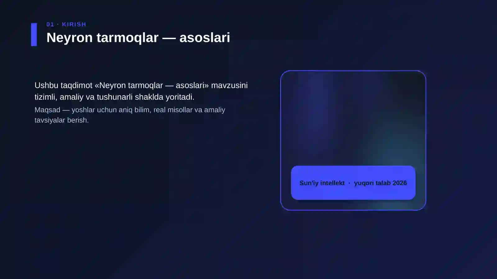 Neyron tarmoqlar — asoslari 4