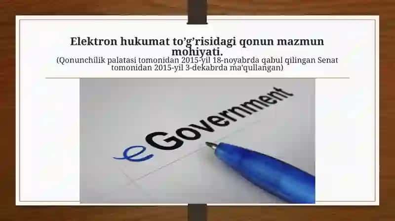 Elektronhukumat va xizmatlar sohasi raqamlashtirish xususiyatlari 4