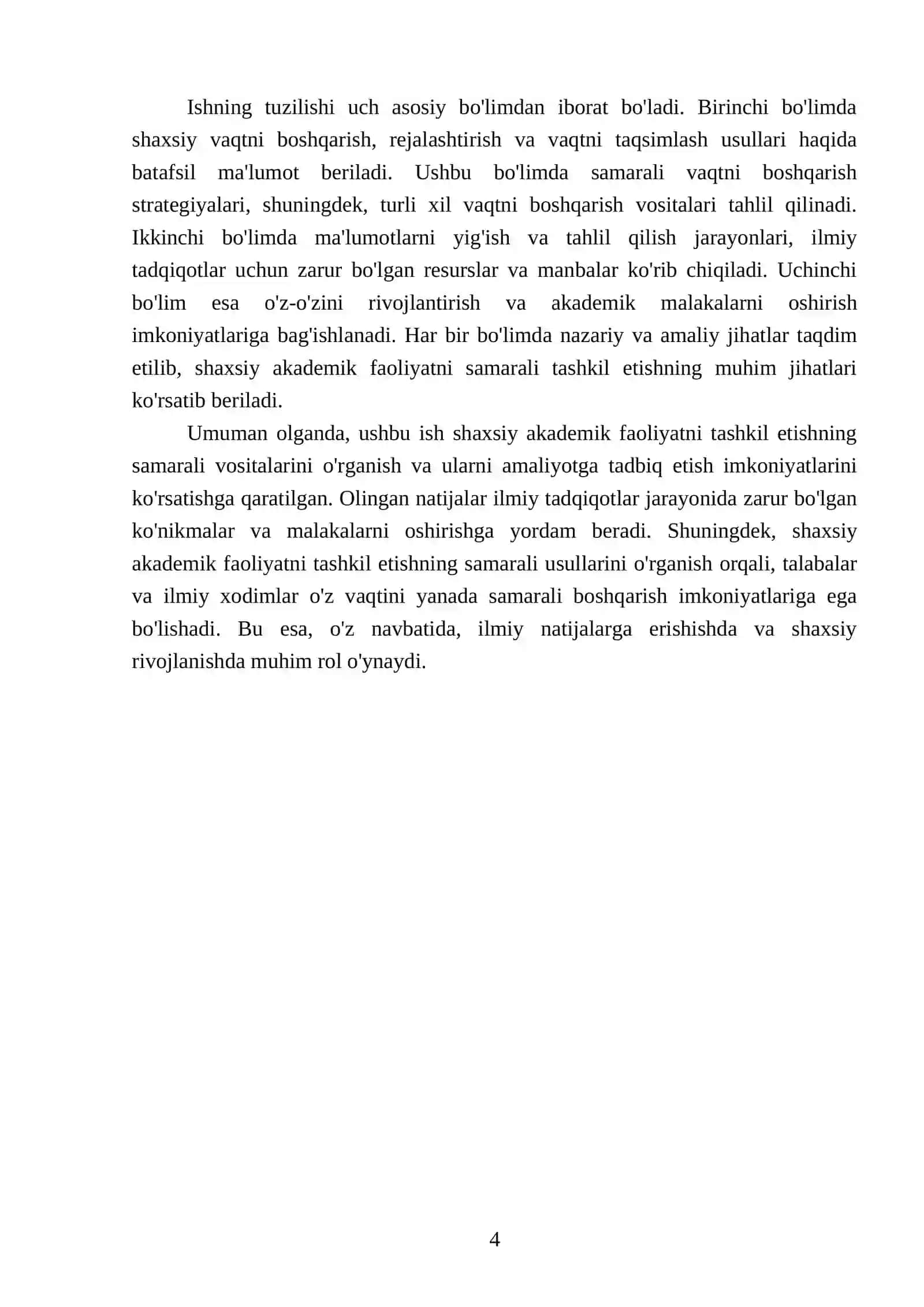 Shaxsiy akademik faoliyatni samarali tashkil etish vositalari 4