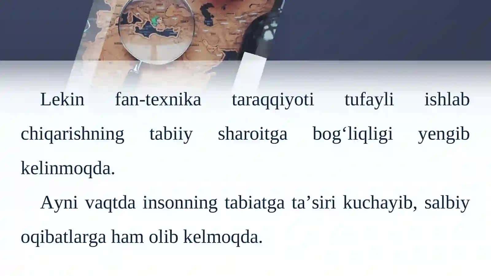 O‘ZBEKISTONNING TABIIY BOYLIKLARI, AHOLISI VA MEHNAT RESURSLARI 4