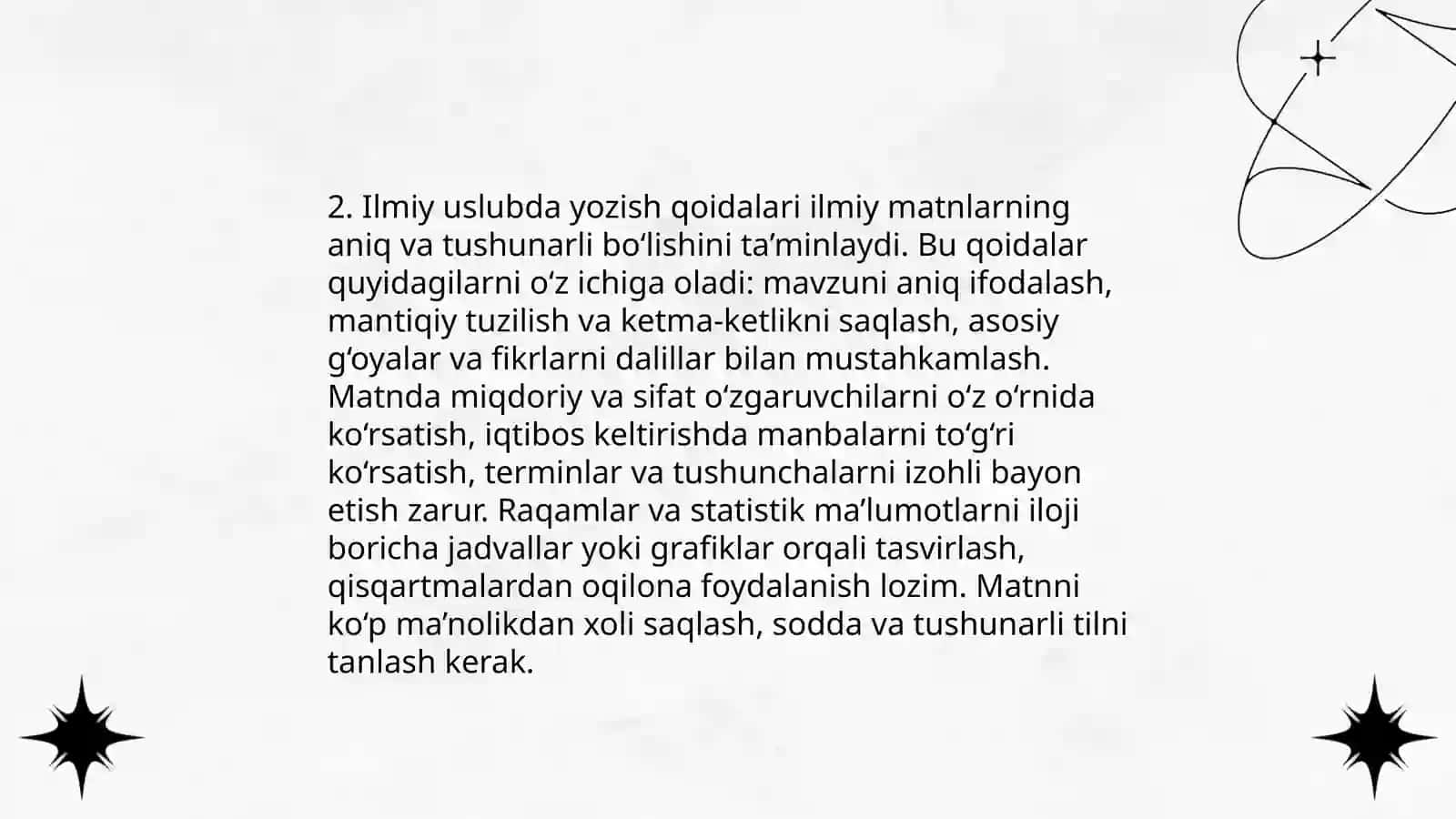 Akademik yozish va samarali amalga oshirish omillari 4