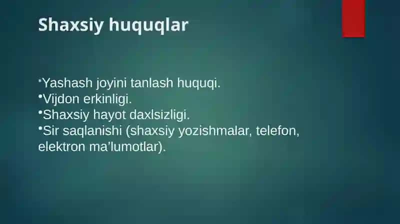 Fuqarolarning huquqlari 4