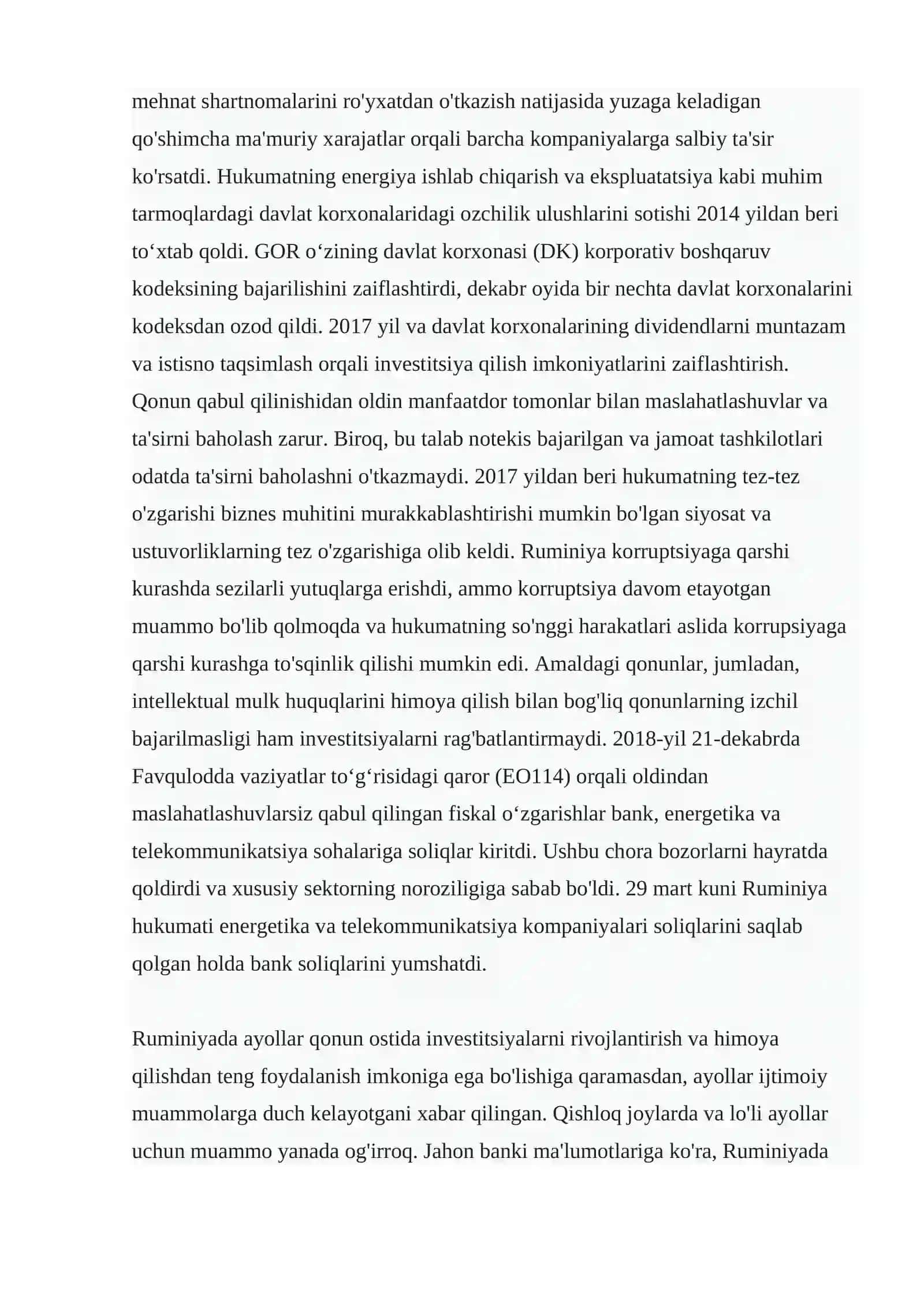 Ruminiyada erkin iqtisodiy hududlar faoliyatining tashkil etilishi va rivojlanishi tahlili 4