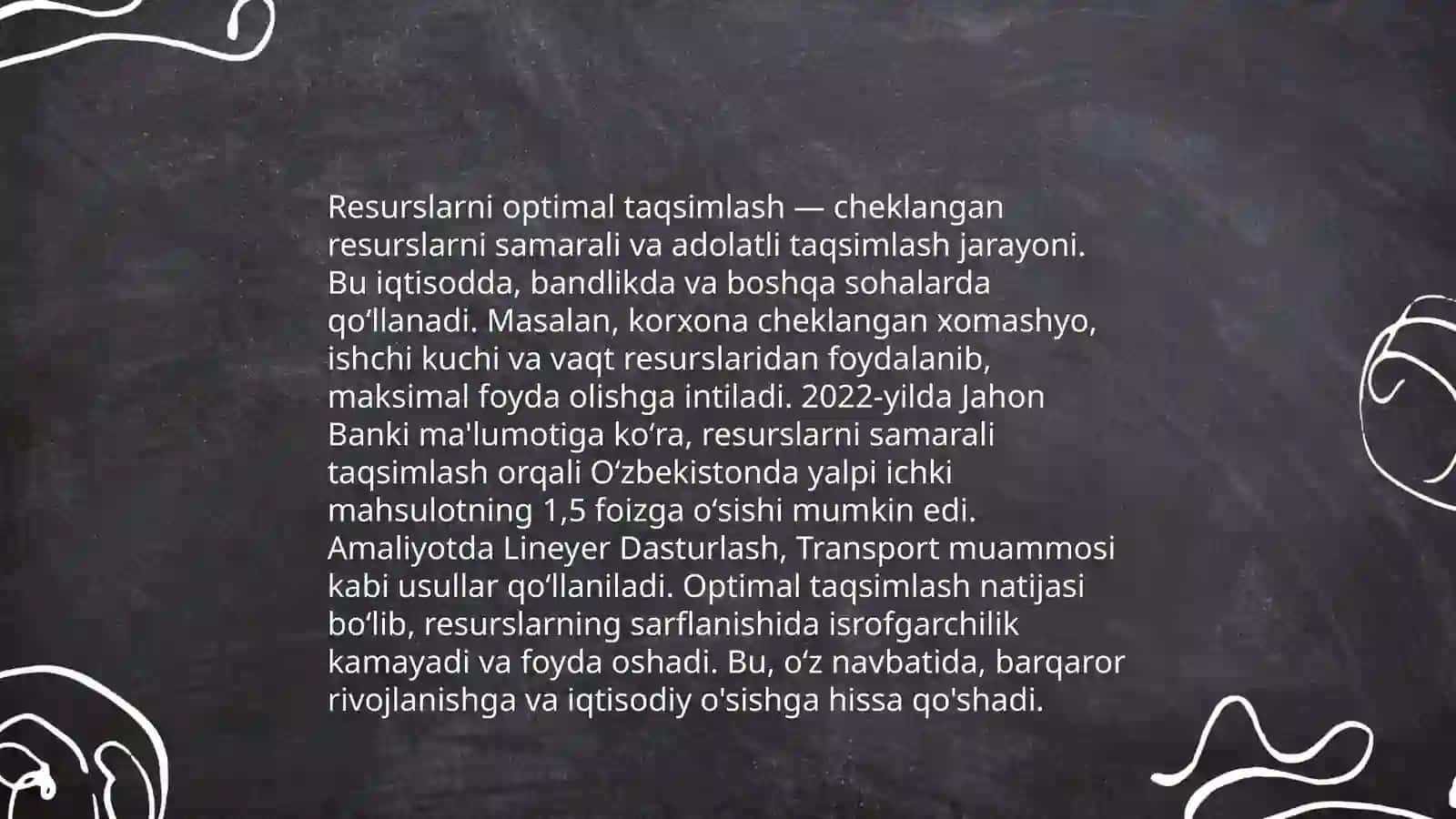Ishlab chiqarish omillari va ularning cheklovlari 4