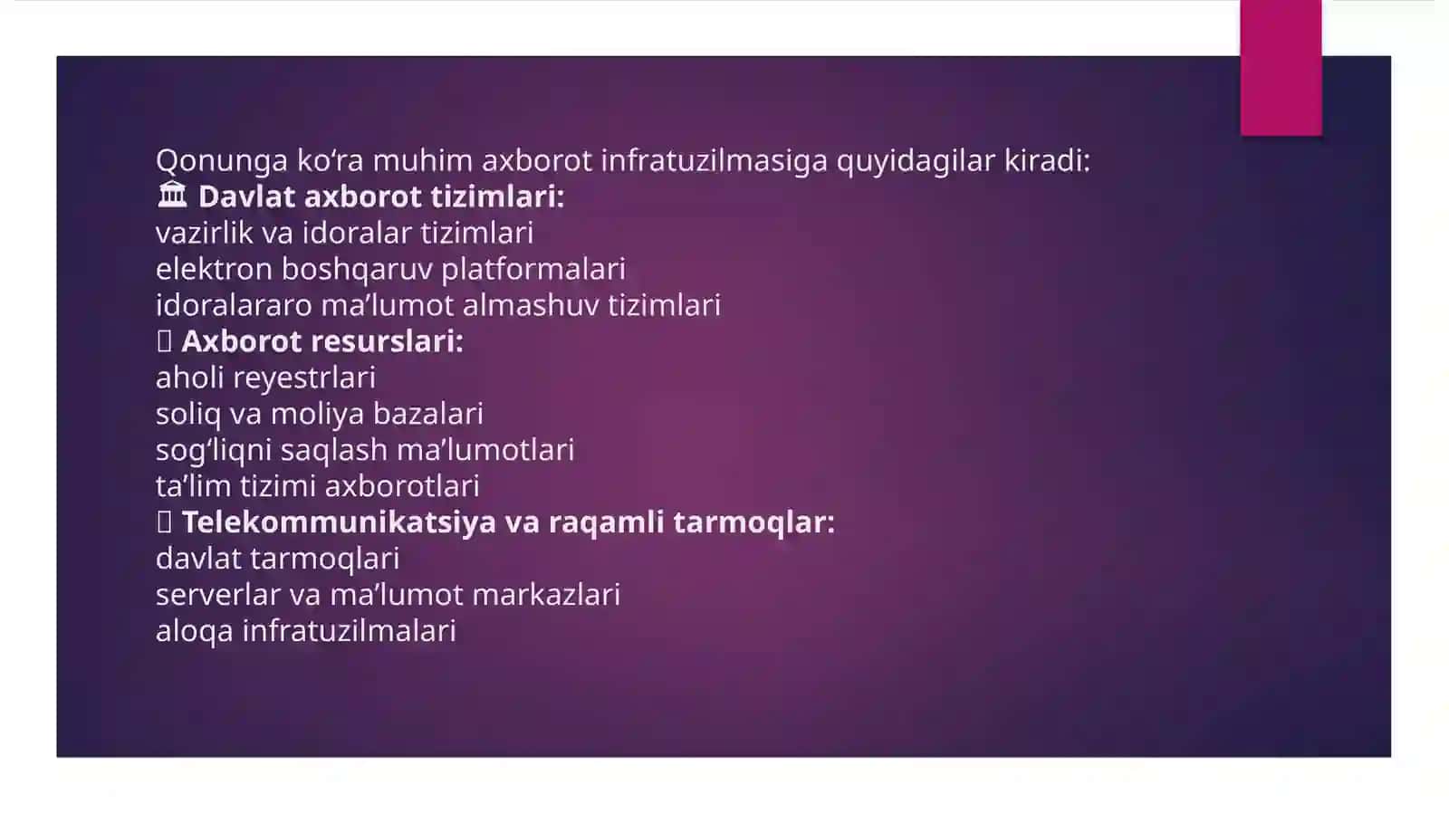 Muhim axborot infratuzilmasi obyektlari 4