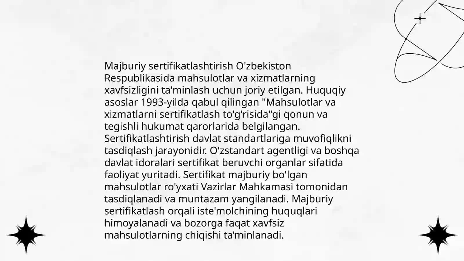 Majburiy sertifikatlashtirishni joriy etishni o'rganish 4