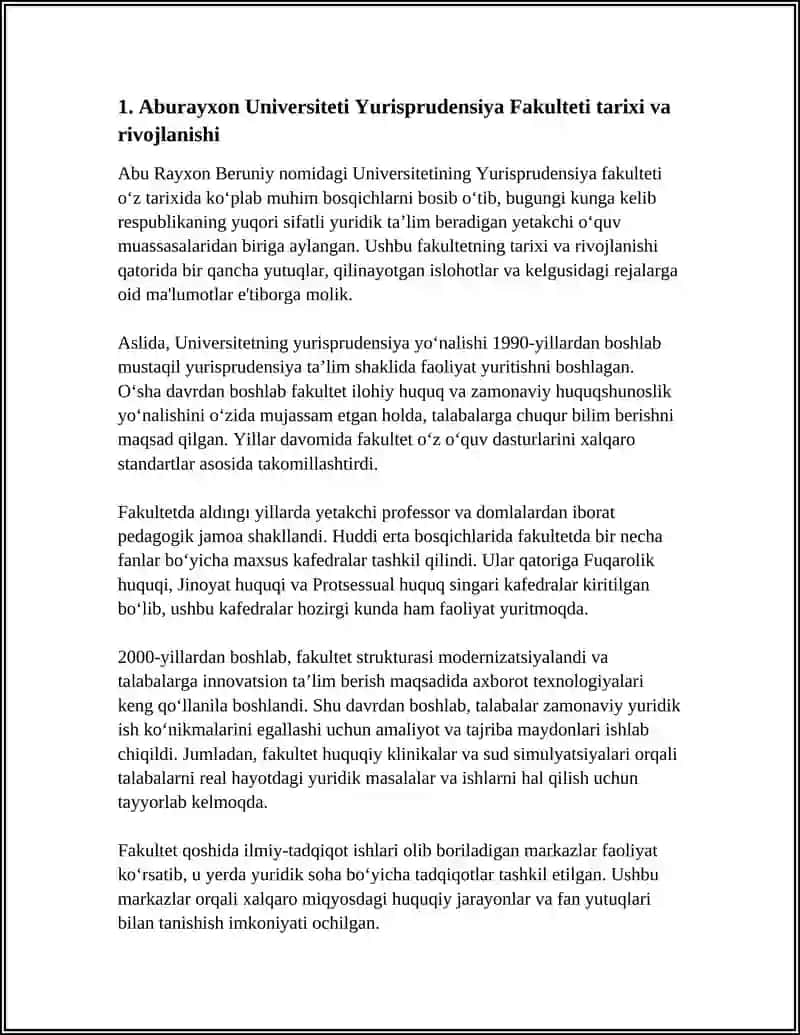 ABURAYXON UNVERSETI YURISTPRUDETSIYA FAKULTEY 4