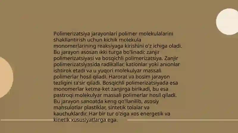 Polimer materiallardan buyum olish texnologiyasi 4