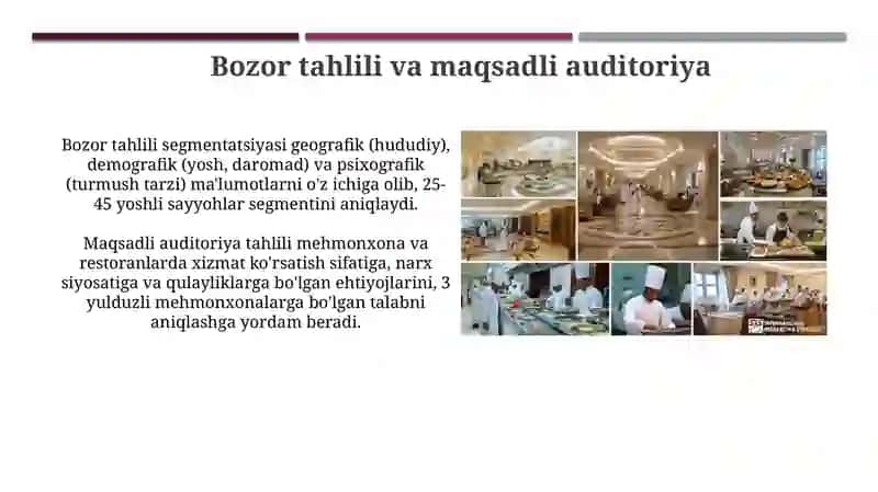 Mehmonxona va restoranindustriyasiningrivojlanishi 4