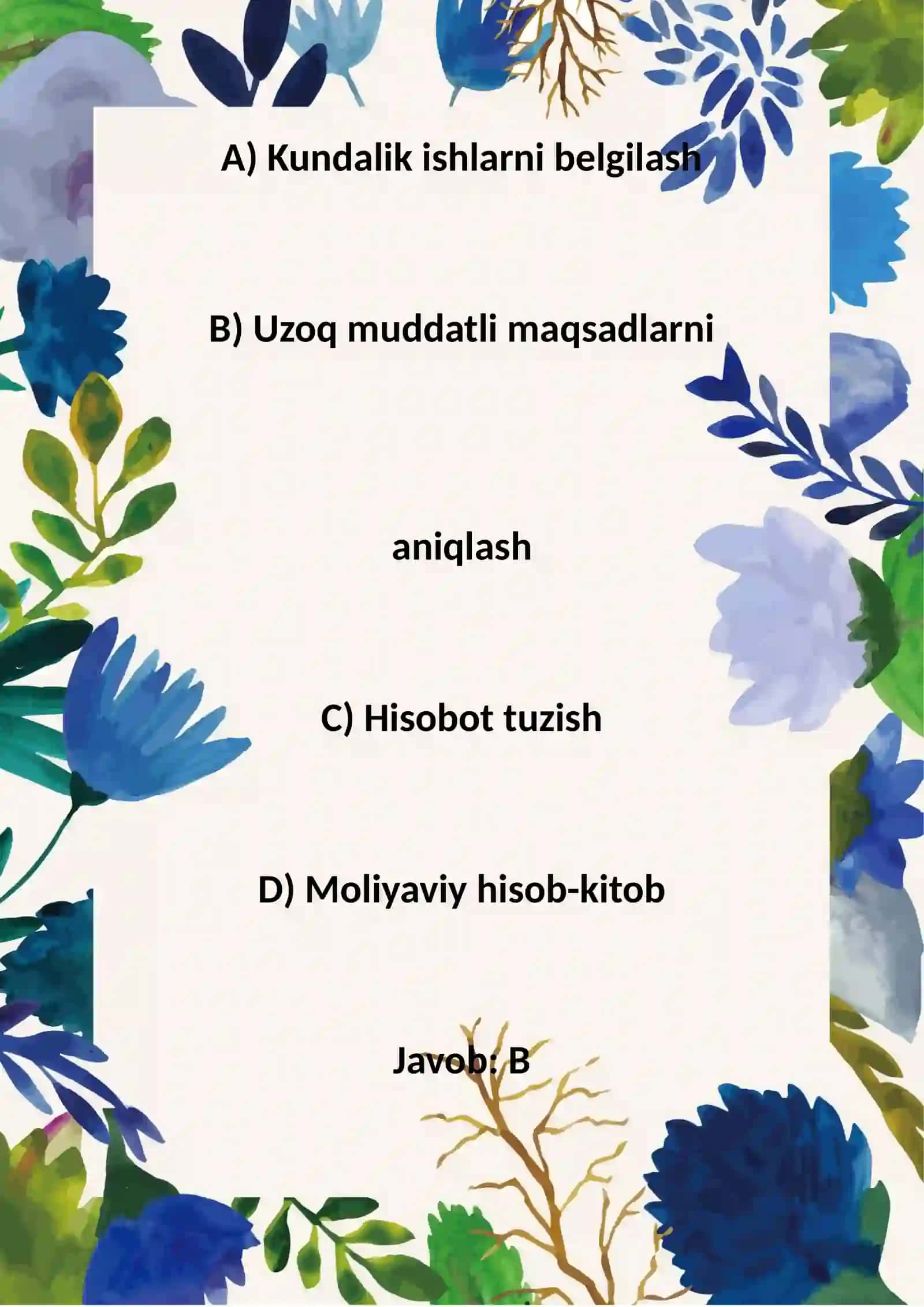 Boshqaruv xarakati 4