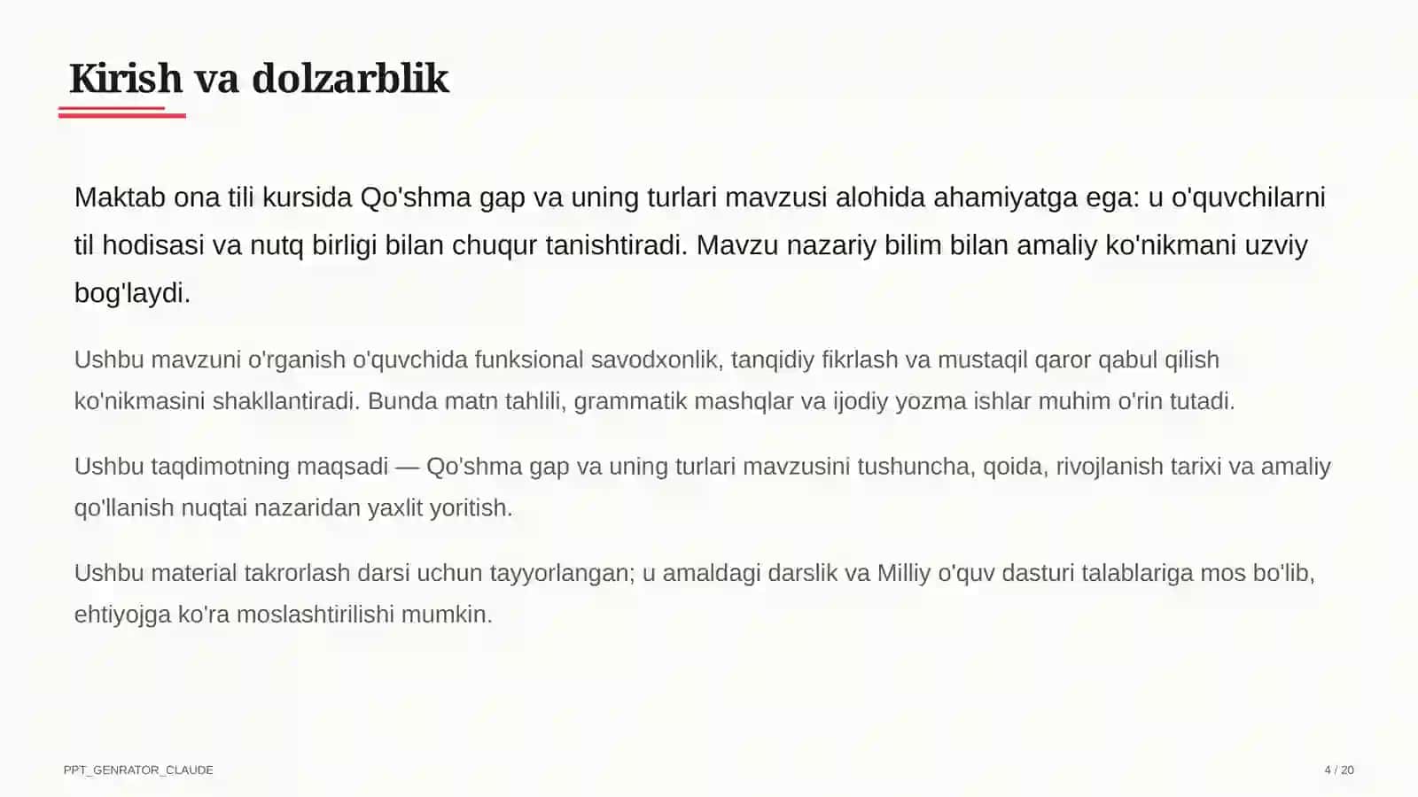 Qo'shma gap va uning turlari (9-sinf) 4