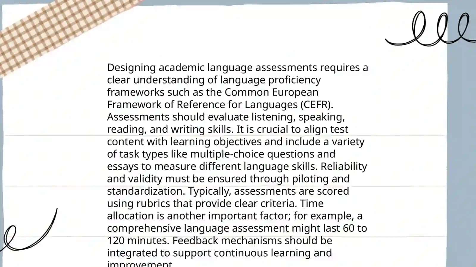 Academic language assessment 4