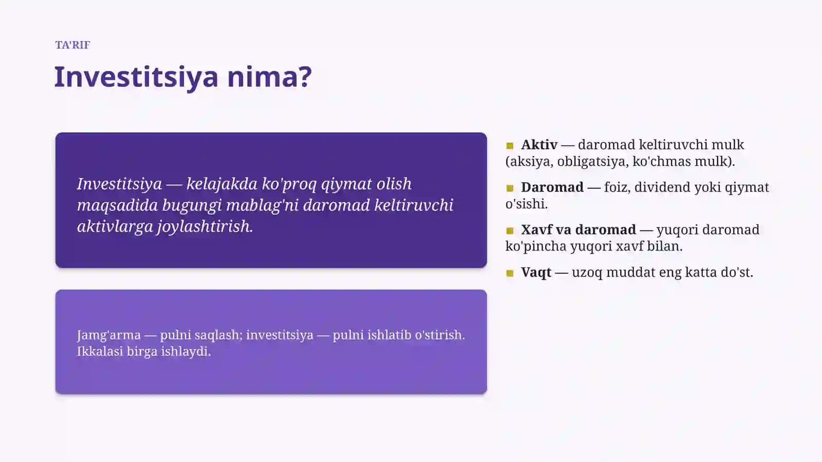 MOLIYAVIY SAVODXONLIK 4