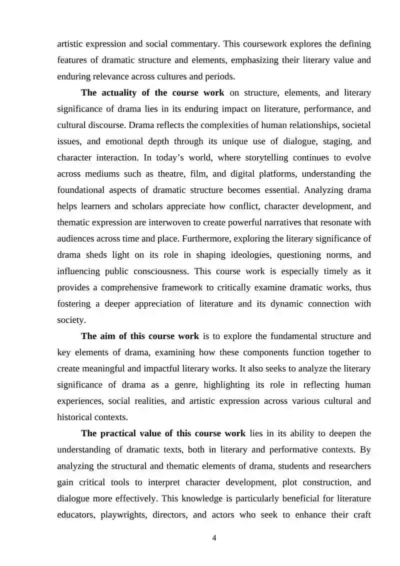 Features of Drama: Structure, Elements, and Literary Significance 4