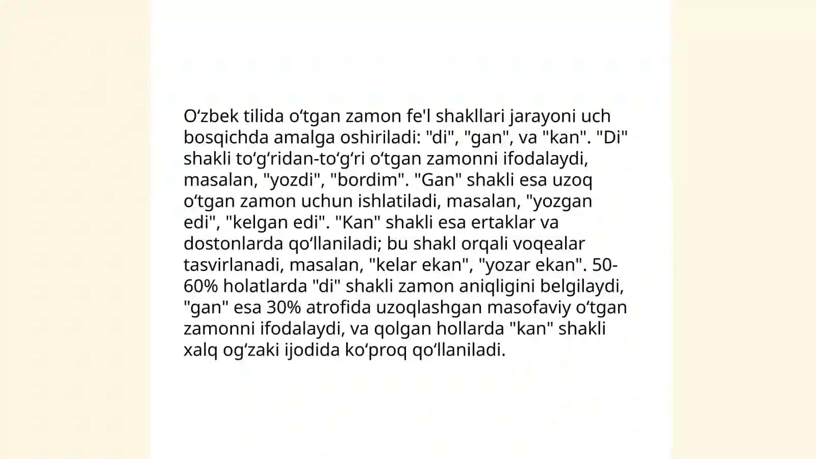O'zbek tilida girammatik shakllar 4
