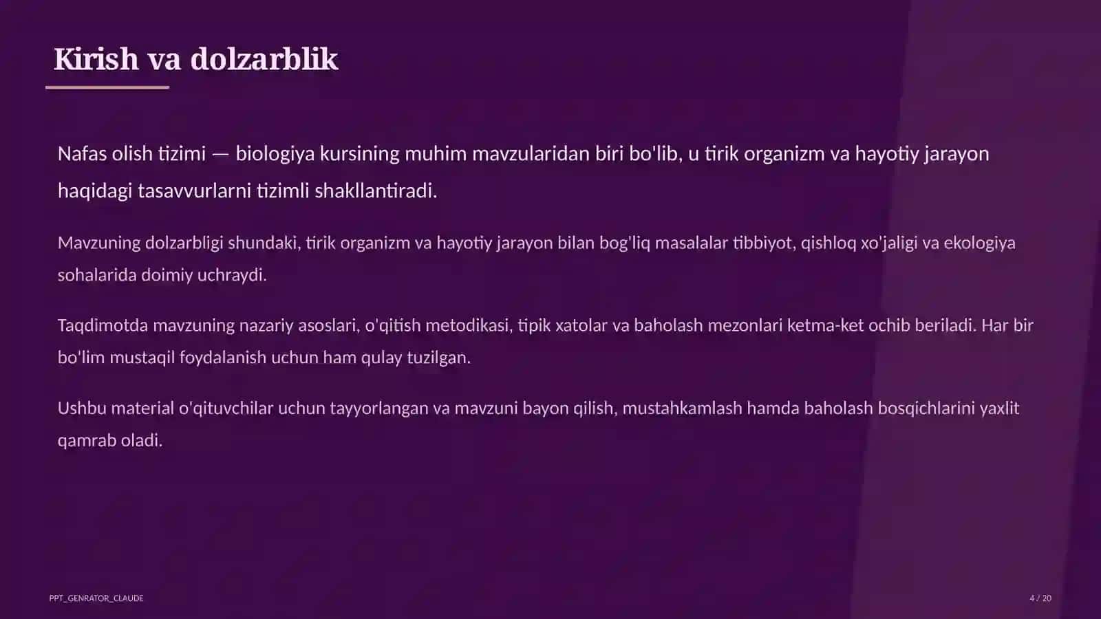 Nafas olish tizimi (8-sinf) 4
