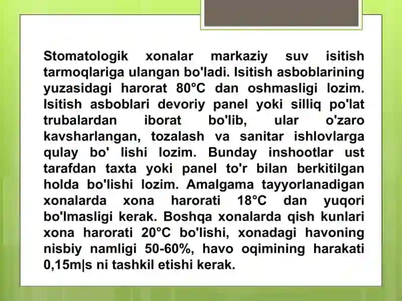 Stomatologik bo’lim 4